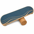Blaues Balance Board mit Korkrolle