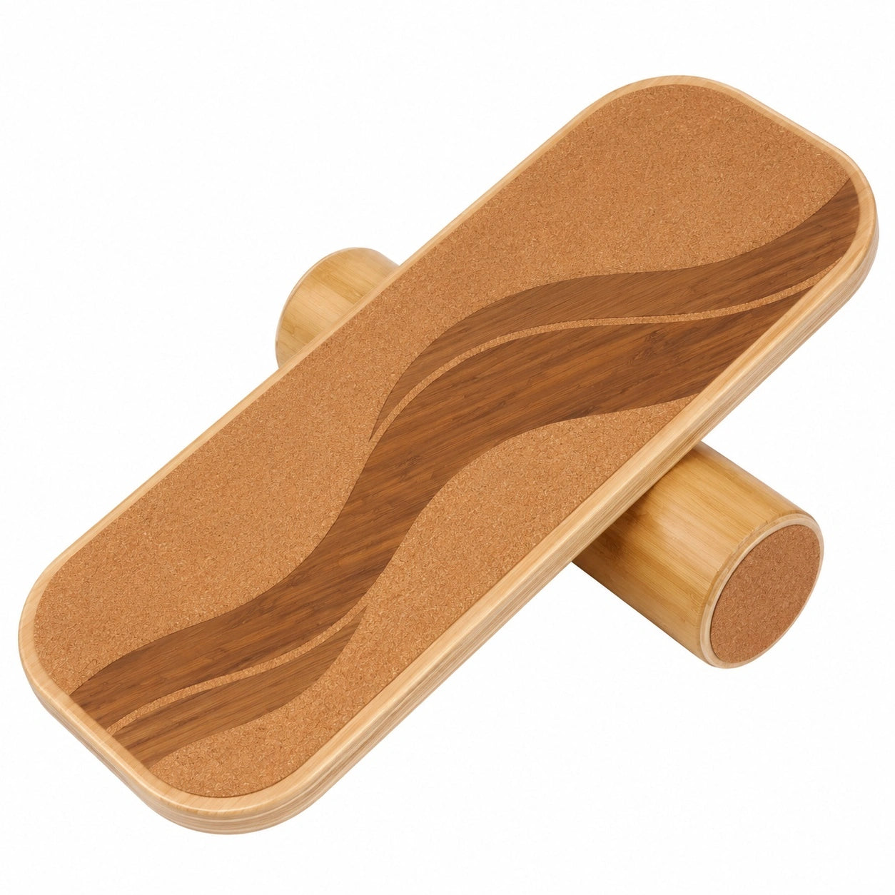 Balance Board mit Korkoberfläche zur Gleichgewichtsverbesserung