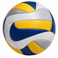 Volleyball Blau Gelb Silber