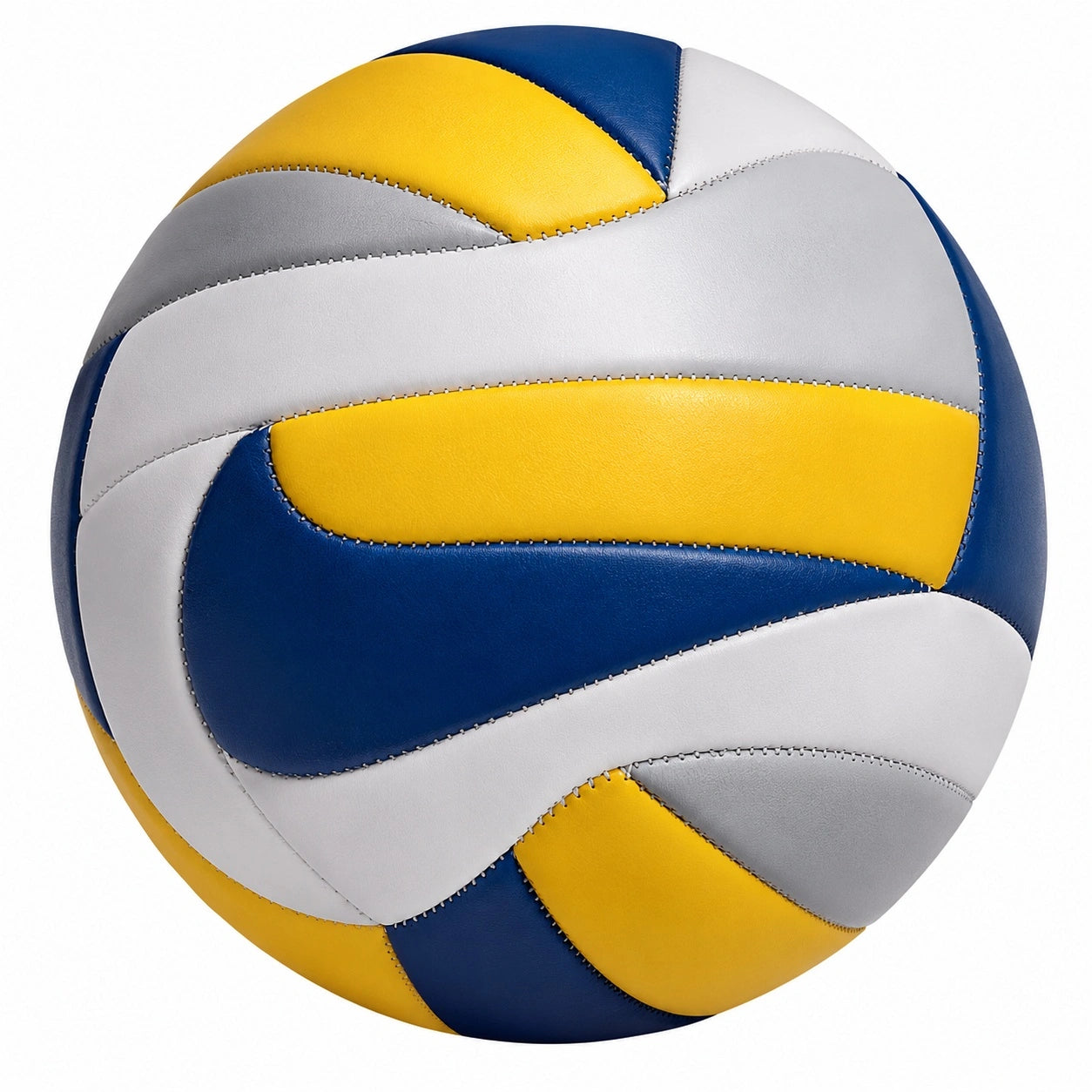 Volleyball Blau Gelb Silber
