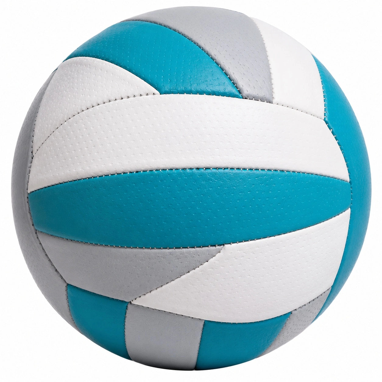 Volleyball für Indoor- und Outdoor-Spiele in Türkis/Weiß/Grau