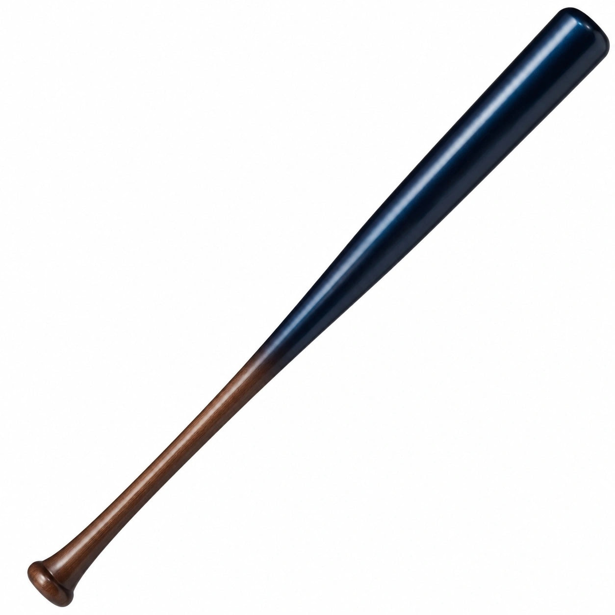Baseballschläger aus Holz Blau-Braun 85 cm