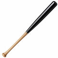 Baseballschläger aus Holz in Schwarz und Eiche