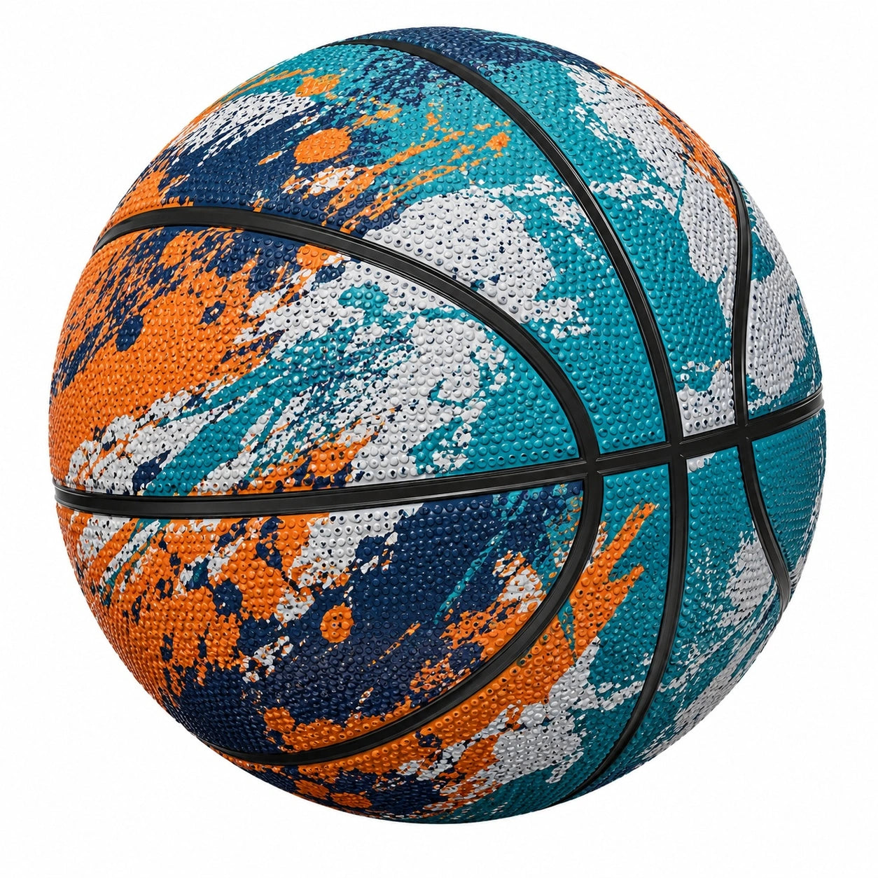 Mehrfarbiger Basketball Größe 7 für Outdoor-Spiele