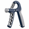 Verstellbarer Handtrainer mit ergonomischem Griff Blau Grau