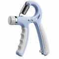 Verstellbarer Handtrainer mit Feder Hellblau