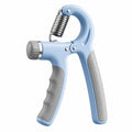 Verstellbarer Handtrainer 5-60 kg Hellblau/Grau