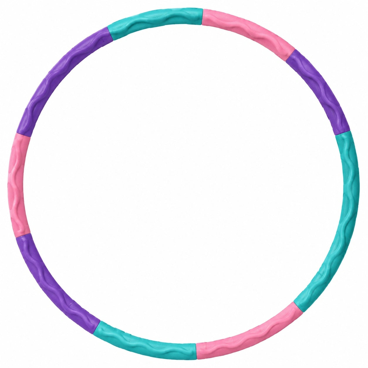 Hula-Hoop Reifen mit Massageeffekt 100cm Bunt