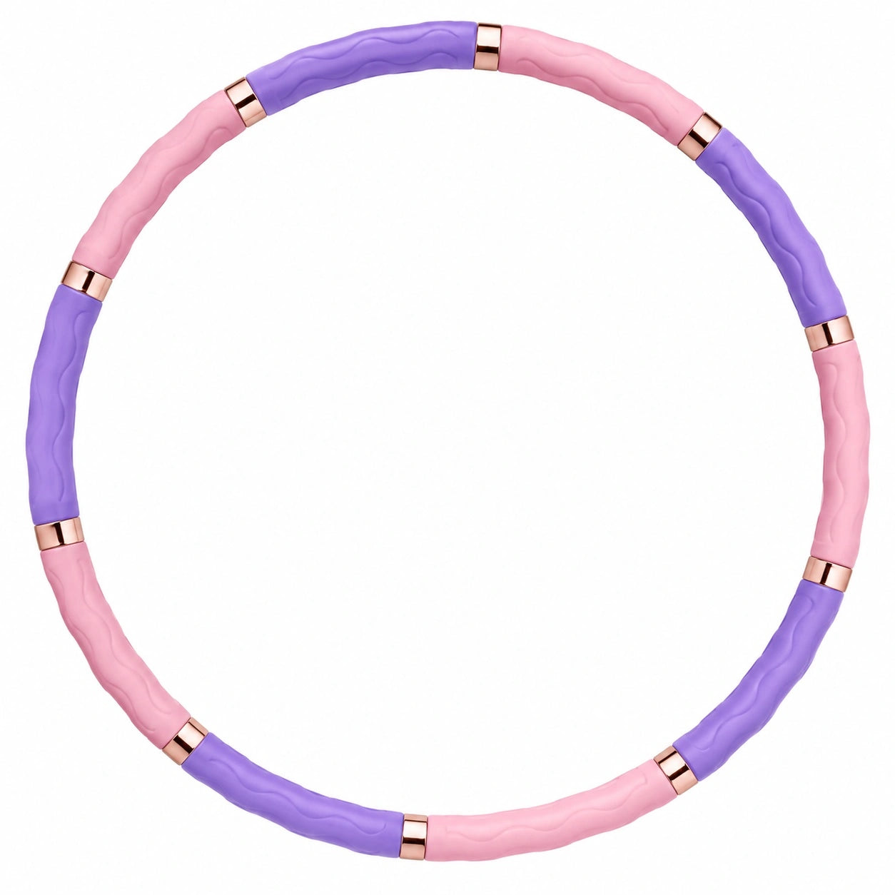 Ergonomischer Fitnessreifen Rosa/Lila 100 cm