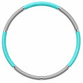 Abnehmbarer Fitness Hula-Hoop Ø100cm Türkis/Grau