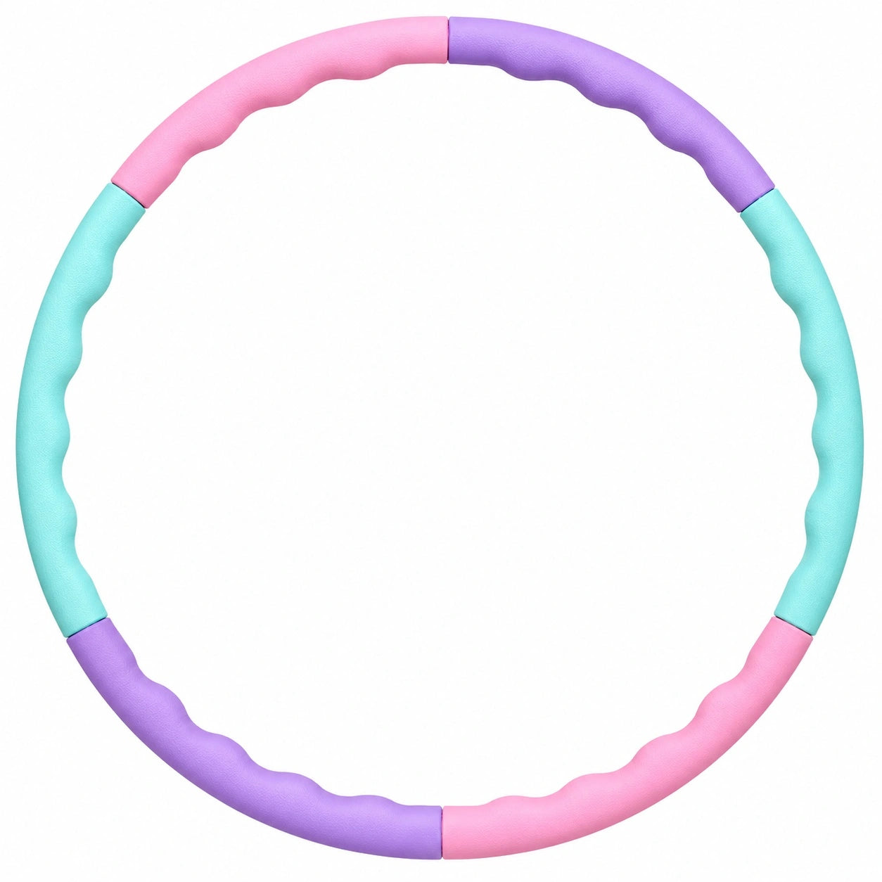 Abnehmbarer Hula-Hoop-Reifen 96 cm in Rosa/Blau/Lila