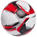 Hochwertiger Fußball Größe 5 für Training und Spiel - Rot/Schwarz/Weiß