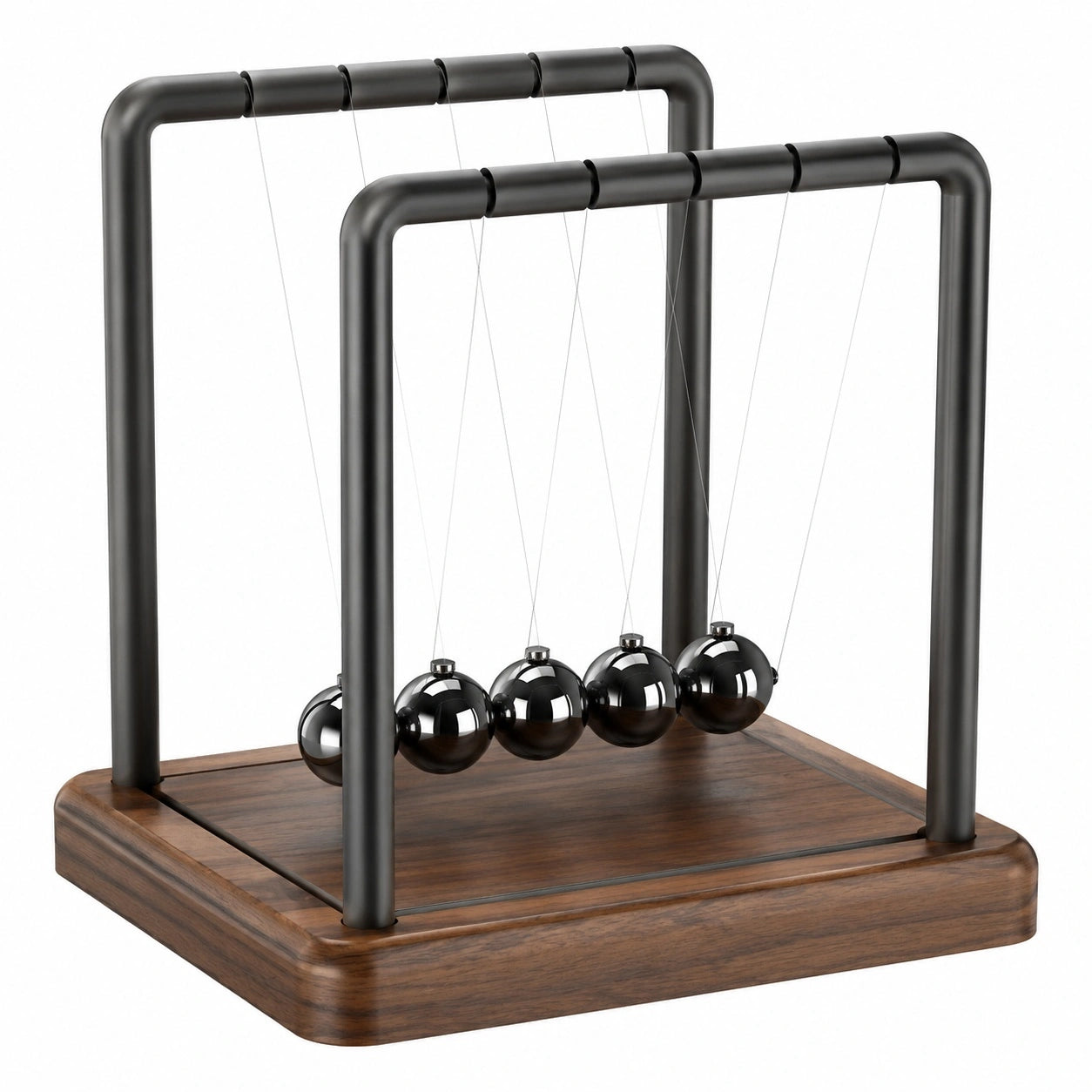Newton Pendel Kugelspiel Schreibtischdekoration Schwarz/Braun