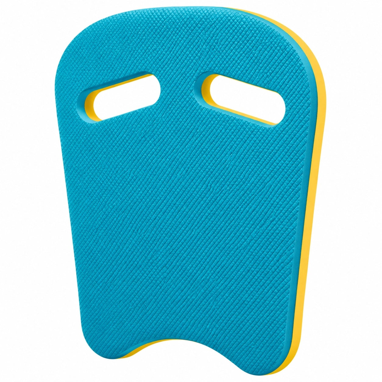 Schwimmbrett mit rutschfester Oberfläche Blau/Gelb