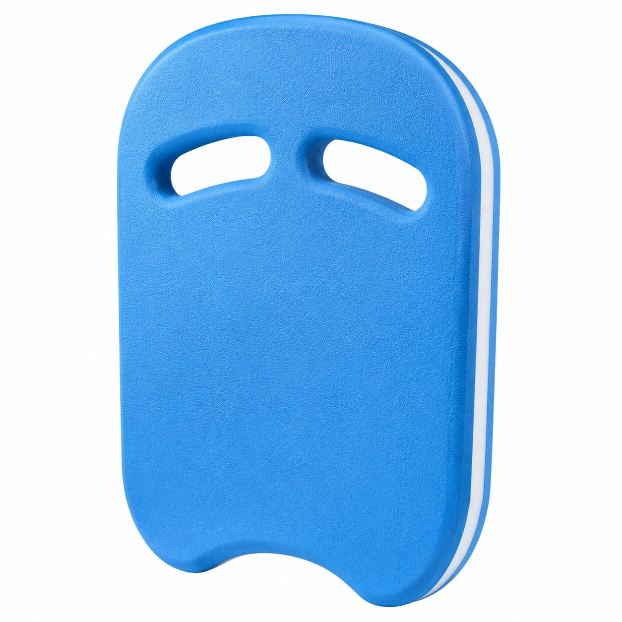 Blaues Schwimmbrett mit Griffen