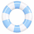 Gestreifter Schwimmring Blau-Weiße, 80 cm
