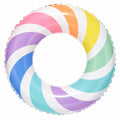Bunter Schwimmring mit Spiraldesign, 90 cm